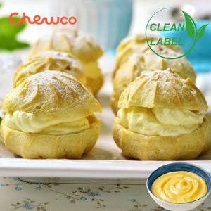 ผงครีมคัสตาร์ดเนื้อเนียนละเอียด ปราศจากสารเติมแต่ง 100% ได้รับการรับรองมาตรฐาน ISO 22000 และ FSSC 22000 สำหรับร้านขนม - Product Image 2