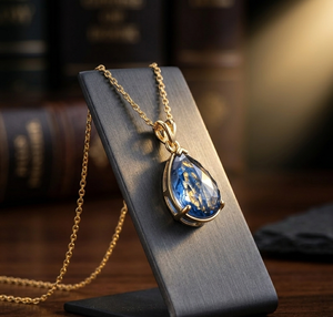 Collier en labradorite naturelle à prix de gros, 16 pouces, argent sterling 925 plaqué or 18 carats, cadeau pour elle - Product Image 3