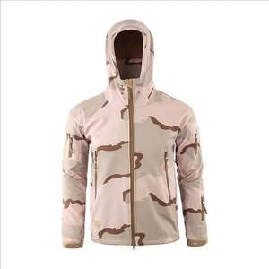 Chaqueta Táctica de Nailon de Alta Calidad para Hombre, al por Mayor, Impermeable, Transpirable, de Secado Rápido, con Forro Polar, Camuflaje - Product Image 6