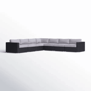 Muebles de Patio de Mimbre para Exteriores, Completamente Ensamblados, de 122 cm de Ancho, con Cojines Cómodos - Product Image 2