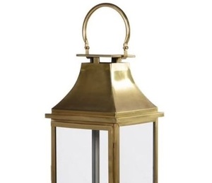 Handmade Modern Selling Metal & Glass <b>Lantern</b> With Shiny <b>Gold</b> Finished Metal Candle <b>Lanterns</b> for Wedding & Christmas - Product Image 2