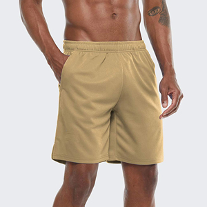 Shorts Bermuda kaki pour homme à séchage rapide avec cordon de serrage à la taille et poches, vêtements de sport décontractés - Product Image 4