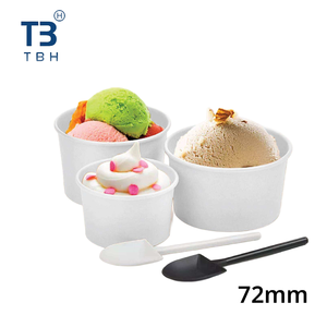 Gobelet à glace en papier blanc de bonne qualité 5oz du vendeur malaisien – Contenant pour desserts froids, idéal pour les stands de restauration, la restauration collective et les événements - Product Image 1