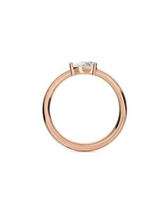 Pear Cut & Emerald Cut Toi et Moi <b>Open</b> <b>Ring</b> 14K 18K Yellow Gold Two Stone Adjustable Lab Diamond <b>Ring</b> - Product Image 3