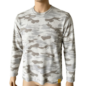Men's Camouflage <b>Raglan</b> Sleeve <b>T</b>-<b>Shirt</b> O-Neck Oversized Casual 100% Cotton Knitted Regular Fit Streetwear <b>T</b> <b>Shirt</b> - Product Image 5