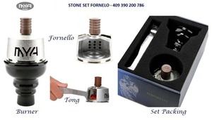 Juego de quemadores de piedra para narguile Fornello, original al por mayor, esmerilado, estilo europeo moderno, portátil, en caja de regalo - Product Image 6