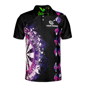 VANTEX SPORTS <b>Men's</b> Casual Quick Dry Knitted 200g 100% Polyester Short Sleeve Heat-Transfer Printed <b>Skull</b> Fishing <b>Shirt</b> - Product Image 5