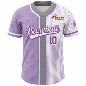 Maillot de baseball haut de gamme, vêtements de sport conçus pour les équipes jeunes et adultes, les séances d'entraînement, les matchs de championnat et les activités de plein air - Product Image 1