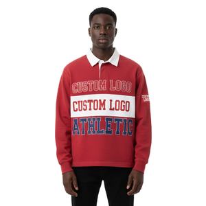 Chemises Polo Homme Manches Longues de Haute Qualité avec Logo Brodé, Polo Décontracté Uni Manches Longues Homme Femme 2026 - Product Image 1