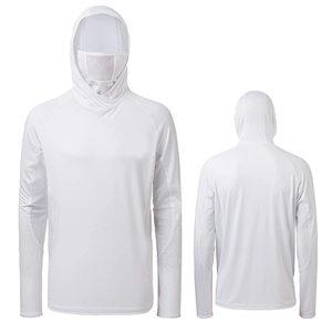 Camiseta de Pesca con Capucha de Manga Larga Unisex, Absorbe la Humedad, Secado Rápido, Protección UV, Color Verde Sólido, para Adultos - Product Image 5