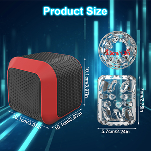 7 Modi Telescopische Roterende Mannelijke Masturbator Elektrische Zak Pussy Voor <span class=keywords><strong>Man</strong></span> Seksspeeltjes Verborgen Magische Kubus Masturbatie Cup - Product Image 3