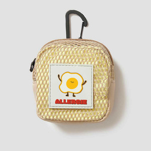 กระเป๋าใส่เหรียญสี่เหลี่ยมตาข่ายอเนกประสงค์พร้อมที่เก็บของแบบคาราบิเนอร์แบบพกพา - Product Image 2