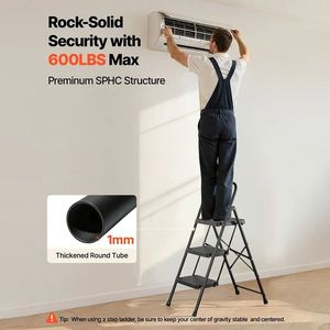 Folding 3-<b>Step</b> Multi-Use Stool <b>for</b> Household <b>Kitchen</b> or Office Cleaning Tool & Accessory - Product Image 4