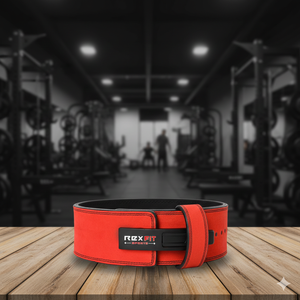 เข็มขัดยกน้ำหนักหนัง Rexfit Sports สำหรับออกกำลังกาย ช่วยพยุงหลัง เสริมสร้างความแข็งแรง เหมาะสำหรับยิมและการยกน้ำหนัก - Product Image 1