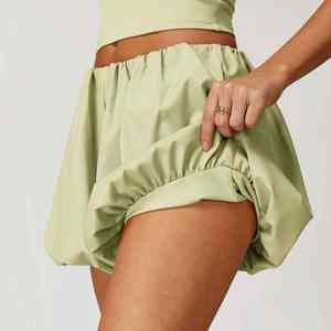 Pantalones Cortos Casuales de Alta Calidad para Mujer, Diferentes Colores, Textura Transpirable, Tono Sólido, Diseño Simple y Sofisticado para el Hogar - Product Image 3