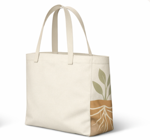Custom Printed Bottom Gusset Heavy Eco-friendly 16oz REUSEABLE Grocery Shopping Cotton Canvas Tote <b>Bags</b> - Product Image 4