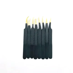 Professional Eyelash Tweezers Stainless Steel Lash <b>Tool</b> for Salon Beauty and Daily Makeup - Product Image 1