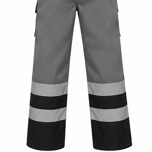 Reflective <b>Work</b> Coverall With Pockets And Adjustable Straps <b>For</b> Construction Use Factory Made Hi Vis Bib And <b>Brace</b> <b>Trouser</b> - Product Image 5