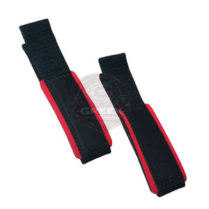 Correas antideslizantes para levantamiento de pesas, acolchado de algodón, soporte cómodo para las muñecas, correas de levantamiento de alta resistencia, costuras reforzadas, ligeras - Product Image 3