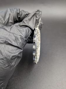Colgante Redondo Personalizado de Plata de Ley 925 con Diamantes de Moissanita VVS, Estilo Hip Hop, Lujoso Medallón - Product Image 6