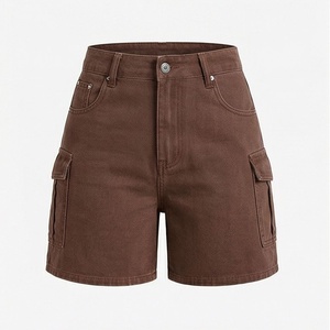 Shorts en jean taille basse pour femmes, style décontracté et tendance, qualité supérieure, pour l'été et le streetwear - Product Image 1