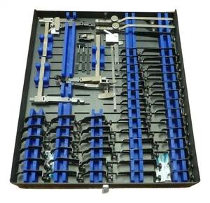Spinal Surgical Retractor System Stainless Steel Self <b>Retaining</b> Blades with Blue Silicone Sterilization Tray <b>Case</b> - Product Image 4