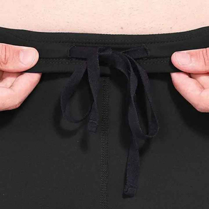 Men's High Quality Solid Trending Breathable Seamless Elastic Waist Yoga Pants Quick Dry Spandex <b>Polyester</b> <b>Leggings</b> - Product Image 6