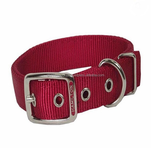 Fait à la main Double pli Extra épais Nylon cheval licou dans des couleurs vives et tailles personnalisées matériel nickelé réglable - Product Image 5