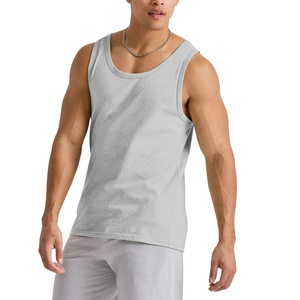 Débardeurs en coton décontractés pour l'été, respirants, vente en gros, débardeurs personnalisés avec logo, débardeurs sans manches confortables - Product Image 1