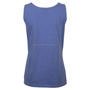 Camiseta sin mangas para mujer con logo personalizado, de color sólido, tejida, transpirable, elástica y de corte ajustado. - Product Image 3