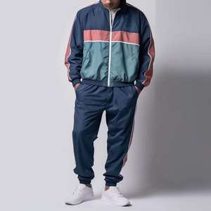 NESTA SPORTS Vente en gros – Ensemble survêtement homme personnalisé avec logo, veste pull et coupe-vent en nylon vierge 2 pièces - Product Image 5