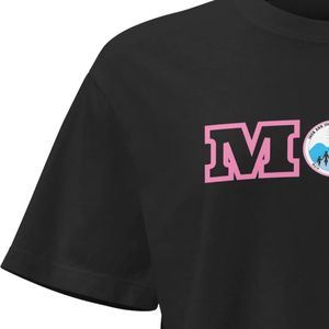 Black Women <b>Cropped</b> T Shirt with Jack and Jill MOM Logo Short Sleeve Crew Neck Casual Fashion Tee Everyday Wear Streetwear <b>Top</b> - Product Image 2