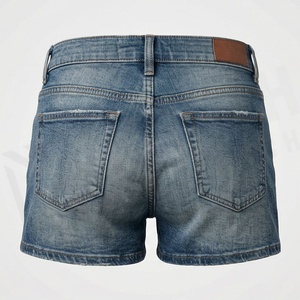 Shorts de Mezclilla de Color Personalizado de Alta Calidad para Mujer, Sexy, Casual, Corte Recto, Cintura Media, Ropa Urbana Moderna de Verano - Product Image 2