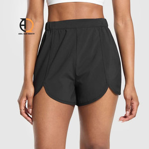 Shorts de yoga taille haute pour femme, effet galbant fessier, pour la gym, le fitness et la course, style uni, pour l'entraînement et le rehaussement des fesses - Product Image 3