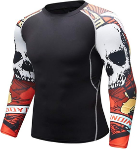 T-shirt de compression léger à séchage rapide pour la gym, le jogging, le cyclisme, le fitness et les activités quotidiennes – Commandes en gros - Product Image 2