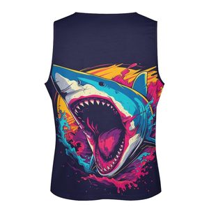 Débardeur de fitness pour homme, sans manches, à compression, pour l'entraînement et la gym, style stringer - Product Image 5