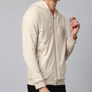 Wholesale OEM custom mens printed zip hoodies for US Streetwear Brands drop shoulder Factory Price Bulk - Product Image 5
