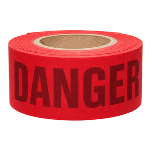 Cinta de Barricada Reutilizable de Alta Visibilidad Roja/Negra Flexible para Seguridad en la Construcción - Product Image 3