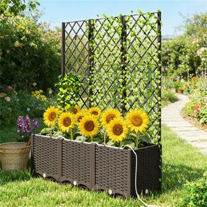 Fioriera Rialzata in Plastica, Vaso per Fiori, Cesti Sospesi e Accessori - Product Image 1