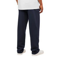 Pantalon de survêtement molletonné personnalisé pour homme avec petit logo, coupe décontractée, taille élastique, ourlet ouvert – Fournisseurs en gros d'articles de vêtements OEM