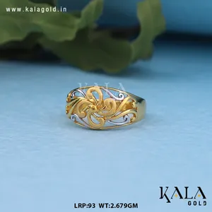 Stylish Simple Smooth Band 22K Solid Gold Religious <b>Ring</b> for <b>Men</b> Women High Gloss Finish Trendy Daily Wear Wedding Engagement - Product Image 3