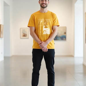 Camiseta estampada premium con tinta duradera y construcción de algodón transpirable, cómoda camiseta estampada - Product Image 4