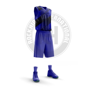 Tenue de basketball pour la performance athlétique, fabriquée en tissu polyester assurant un confort de mouvement facile et une grande résistance - Product Image 3