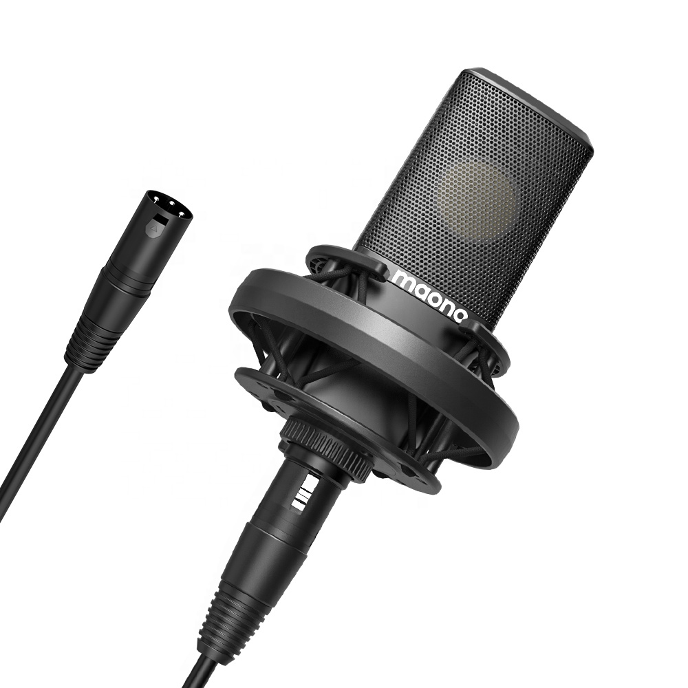 MAONO XLR コンデンサーマイク 34mm大型ダイアフラム付き Amazon.com: MAONO XLR Condenser Microphone with 34mm Large