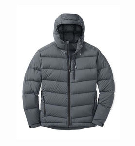 Comfortable Unisex Puffer <b>Jacket</b> 100% Nylon Stand Collar Patchwork Winter <b>Warm</b> Stylish - Product Image 1