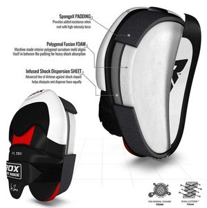 Guantes de Boxeo FPL T3W de EVA y Microfibra, Almohadillas de Entrenamiento de Espuma, Ecológicas, Duraderas, Protectoras, para Todas las Estaciones, Blancas, OEM - Product Image 5