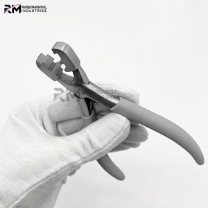 RMI Super Product Customized Plier Stainless Steel Silver Shin Tip And Silver Grip Plier For Hair Extension Tool - Product Image 5