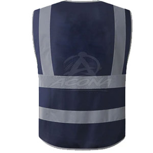 Chaleco de Trabajo Profesional de Alta Visibilidad, Forro de Malla Transpirable, Talla Grande, Ajuste Ajustable, Bolsillos Prácticos, para Trabajo Industrial - Product Image 2