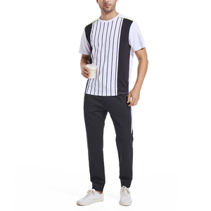Cheap Price Slim Fit Breathable Tracksuits For Adults Training Jogging Wear Solid Plain Color Men Summer Tracksuits - Product Image 1