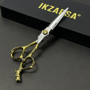 Luxury Dragon Design Hair Cutting Scissors – Handcrafted Barber <b>Shears</b> with Engraved Blade and Ergonomic <b>Handle</b> - Product Image 1